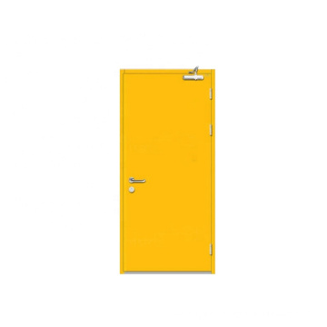 Galvanized steel door 1.2 mm thickness steel fire door panel with door frame